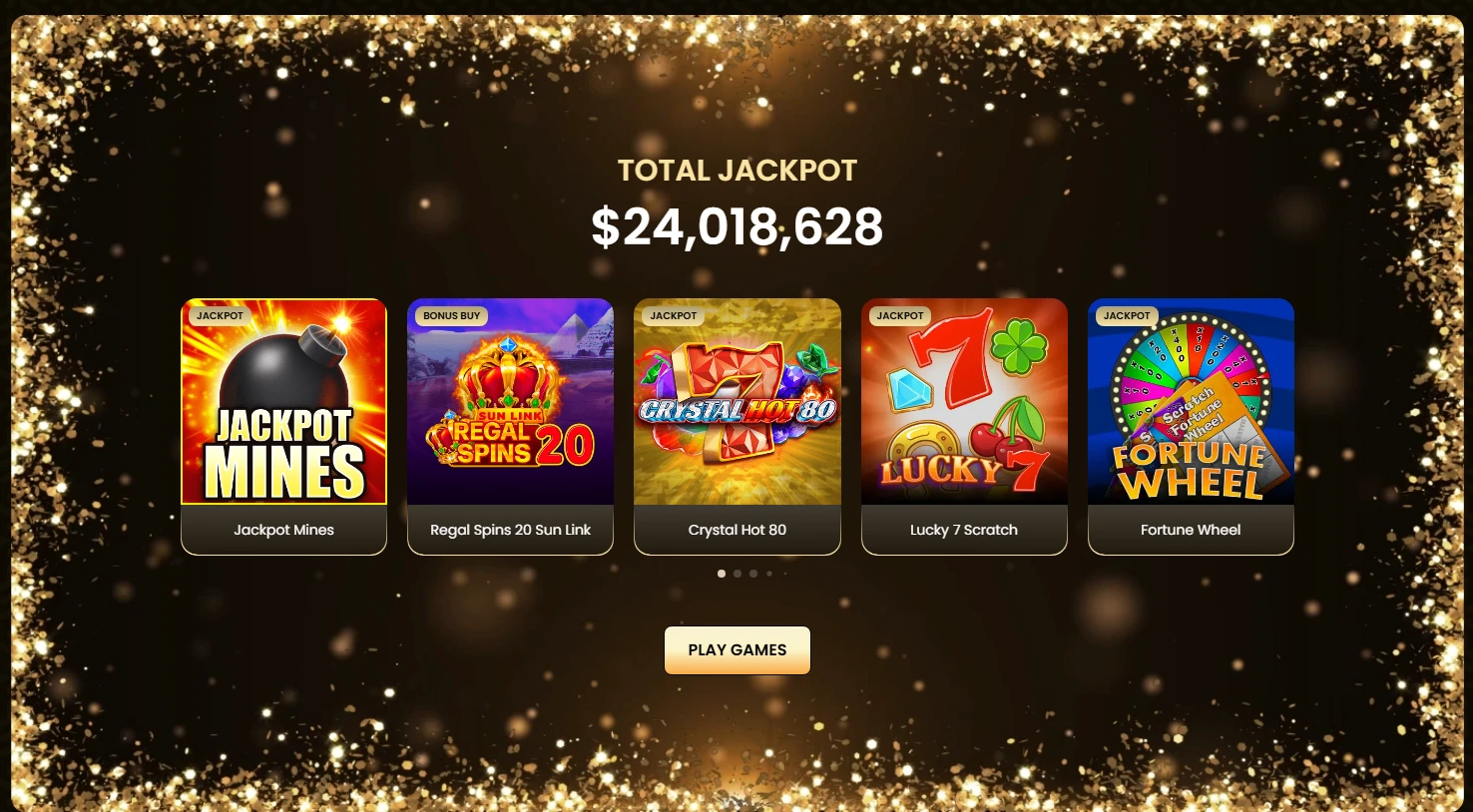 goldspin casino Casino display jackpot in diretta